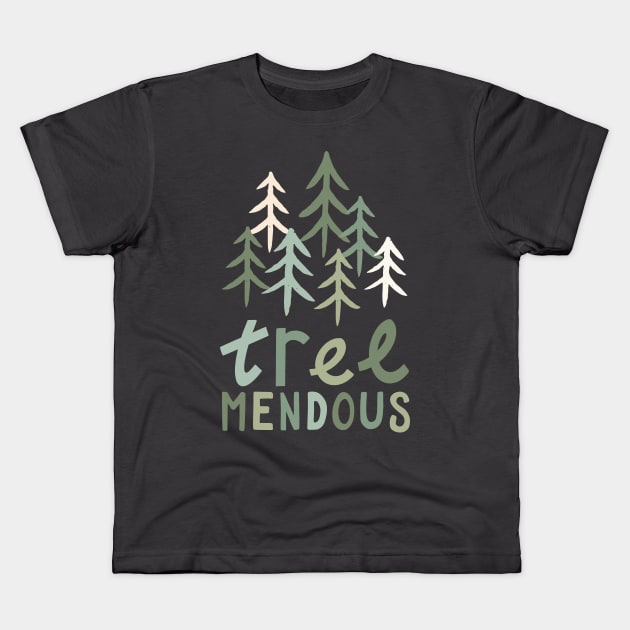 Treemendous Kids T-Shirt by cabinsupply